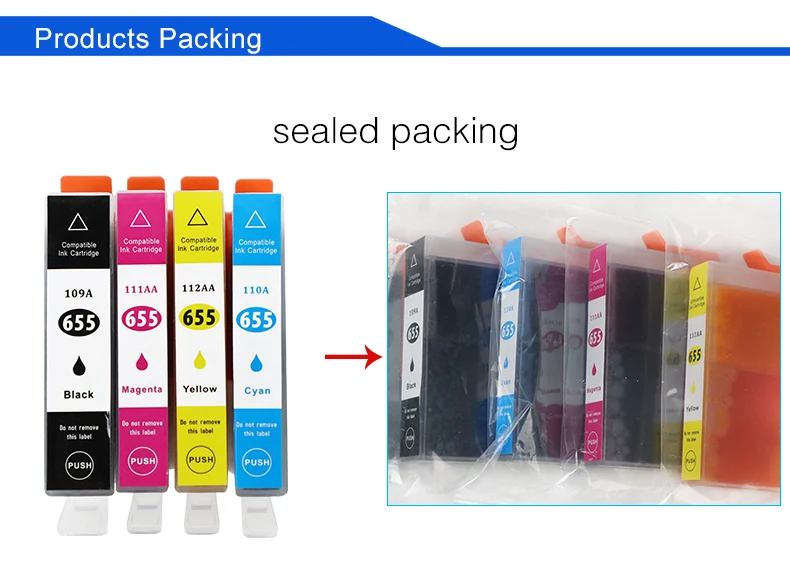 ink cartridge befon Compatible HP 655 655XL Ink Cartridge Replacement for HP655 Deskjet 3525 5525 4615 4625 4525 6520 6525 6625 Printer best ink tank printer