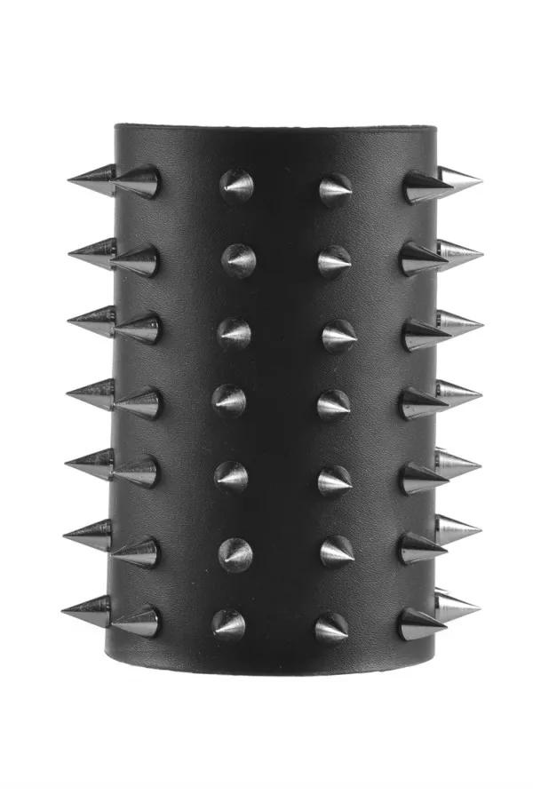 Punk Rivet Leather Hand Jewelry Bracelet Casual Men Metal Wide Stud