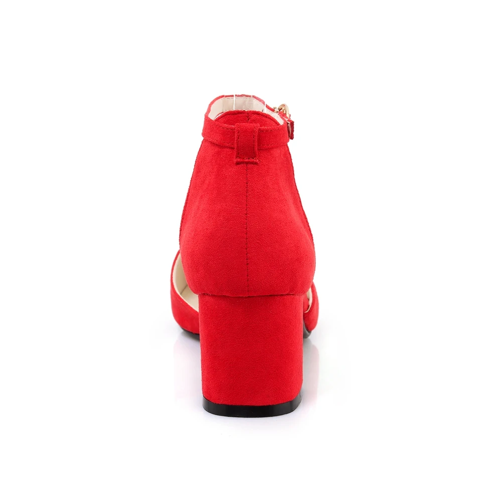 QZYERAI 2019 new arrival sexy chunky sandals ankle buckle water diamond sexy commuter shoes sandals size 34-43