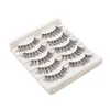 5Pair/Box Eyelashes 3D Artificial Fiber Long Lasting Lashes Women Volume Eyelashes Extension False Eyelashes ► Photo 3/6