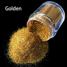 10g/bottle Golden Nail Art Glitter 3D Nail Art Tool UV Powder Dust gem Polish Nail Art Decoration Nail Glitter Powder Dust #04