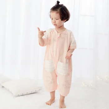

Summer Soft fresh Swallow baby leg-sleeping bag Baby one-piece dress Children's sleeping bag
