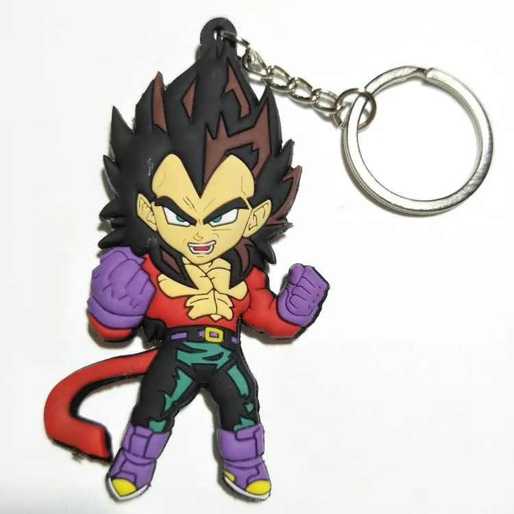 Details about   Silicone Anime Dragon Ball Z Saiyan Keychain Key Chain Keychain Keyring pendant 