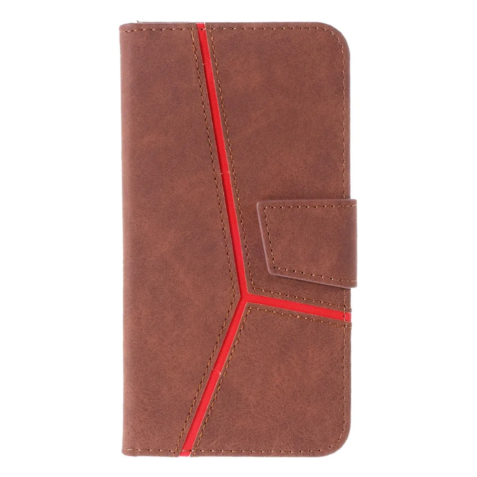 Brown Роскошные Бизнес чехол для samsung Galaxy S10 S10E S9 S8 j3 j5 j7 j4 j6 A6 A7 A8 плюс простой Цвет хит Цвет крышка D23Z - Цвет: Brown