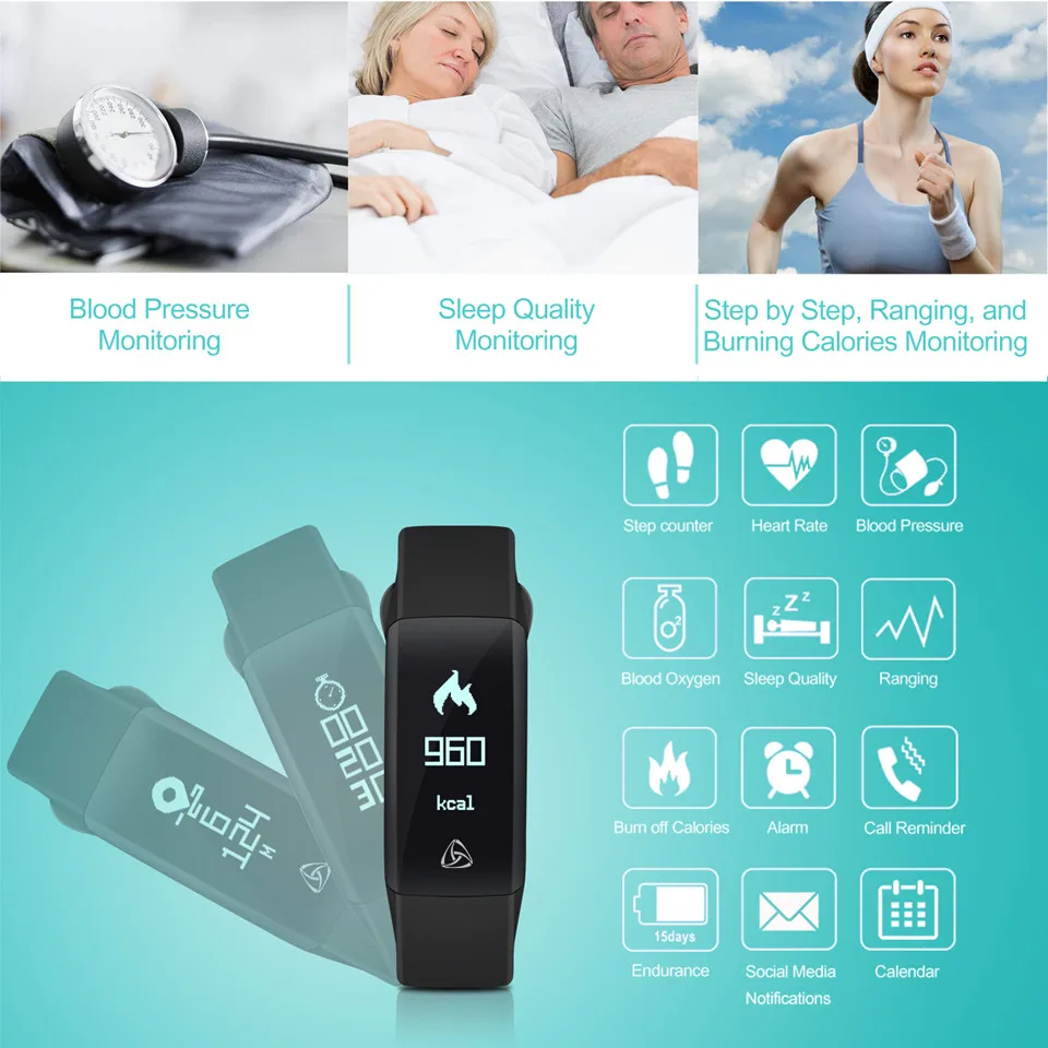 August SWB200 Fitness Smart Wristband
