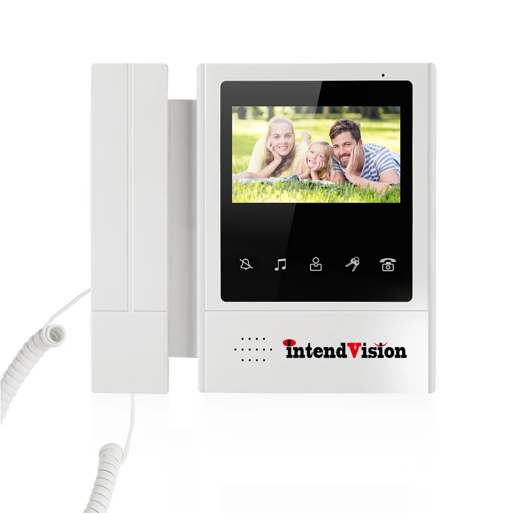 Intendvision 4 3 дюймов домофон дом видео системы ИК Ночное Видение 700TVL камера IP