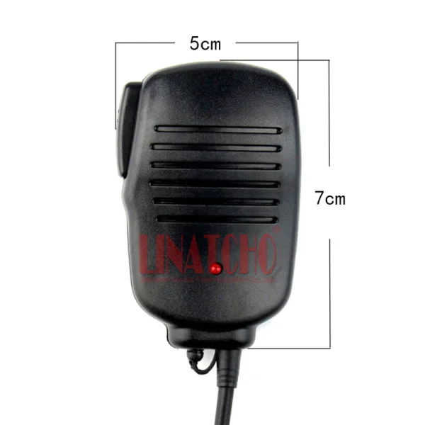Pro плечевой динамик микрофон с вращающимся зажимом и разъемом для наушников для IC-V8 walkie IC-U82 IC-T3H рация