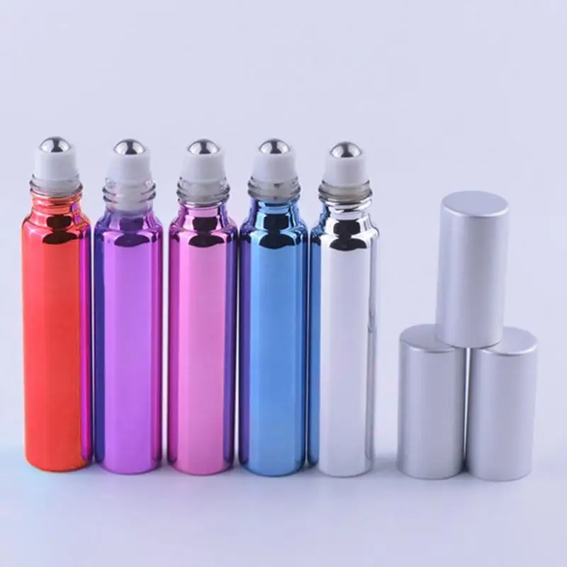 Hot 10 MLStainless Steel Metal Scroll spray Bottles portable Essential