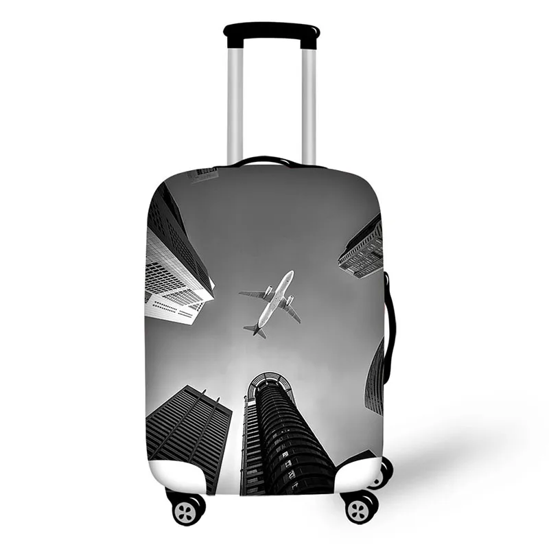 Travel accessories suitcase protective covers 18-30 inch elastic luggage dust cover case stretchable Aircraft pattern Travel accessories suitcase protective covers 18-30 inch elastic luggage dust cover case stretchable Aircraft pattern