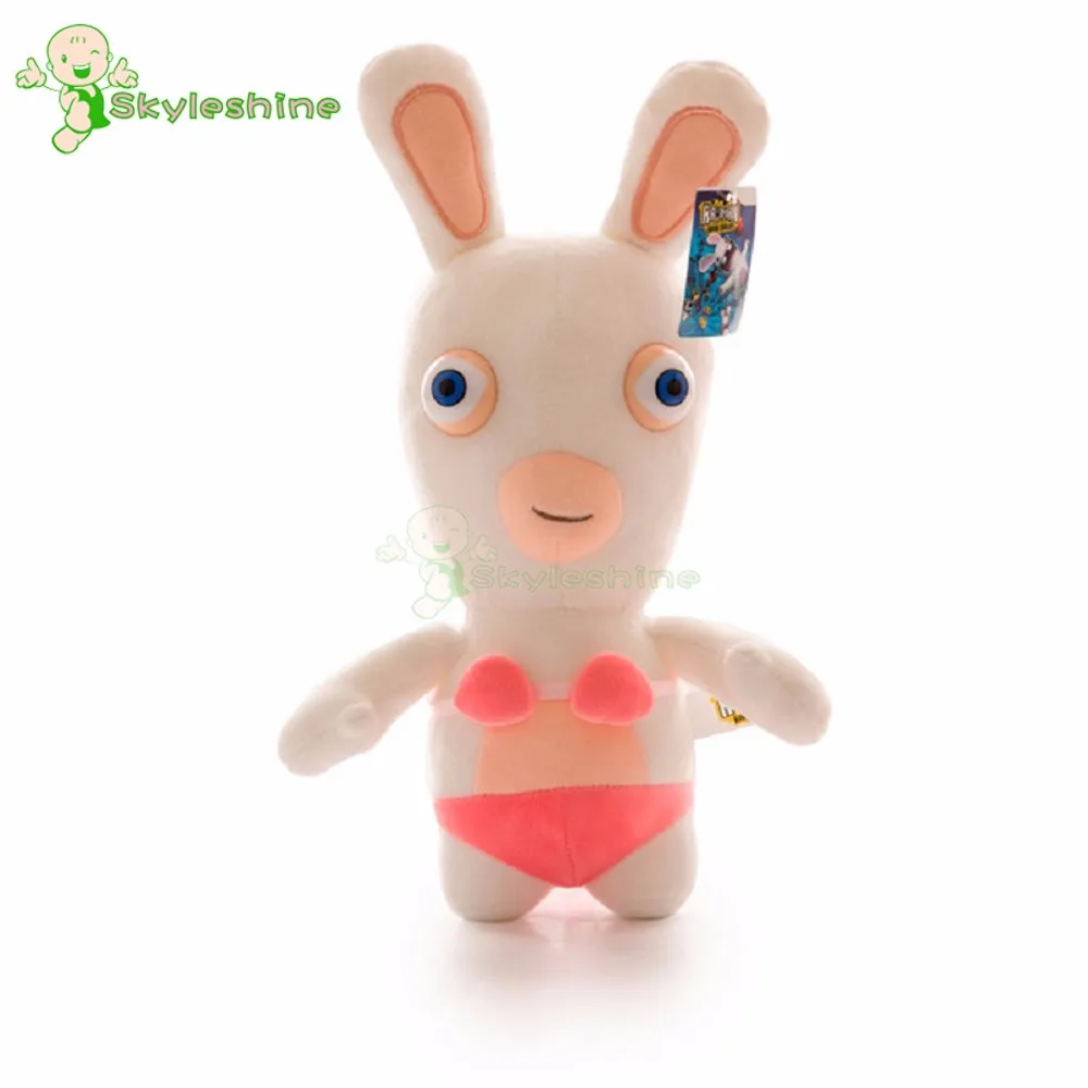 20CM Rayman Raving Rabbids Plush Figure Toy Soft Stuffed Bunny Doll Kids Gift