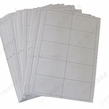 500 шт. RFID 125 кГц EM4100 карты вкладки, RFID вставками, contaceless карты декор для создания карты A4 Размеры(2x5 шт