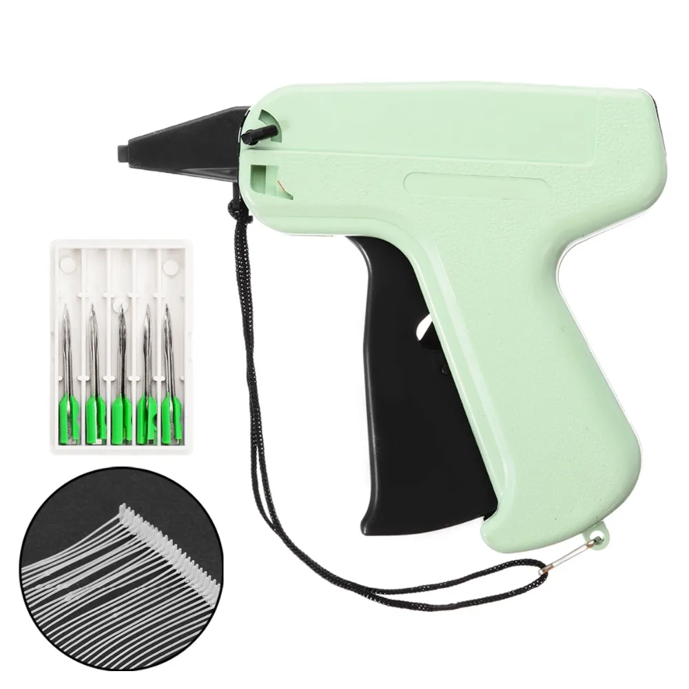 

Clothes Garment Price Label Tagging Machine + 1000 Plastic Tag Pins + 5 Needles Fast Labeling Price Tagging Gun