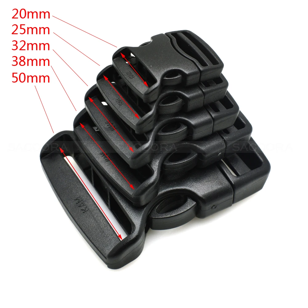 

20mm 25mm 32mm 38mm 50mm Webbing Detach Buckle for Outdoor Sports Bags Students Bags Luggage travel buckle accessories