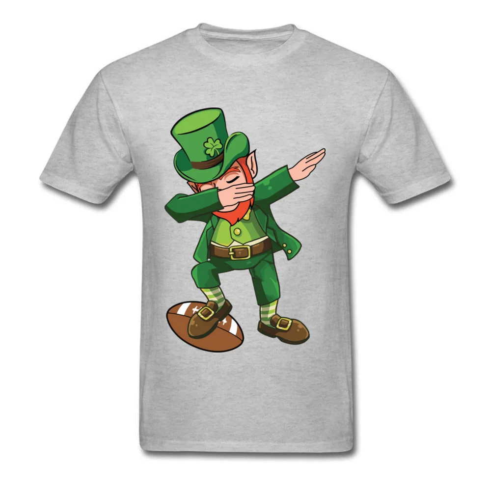 Dabbing Leprechaun Football  - Dab Funny St Patricks_grey