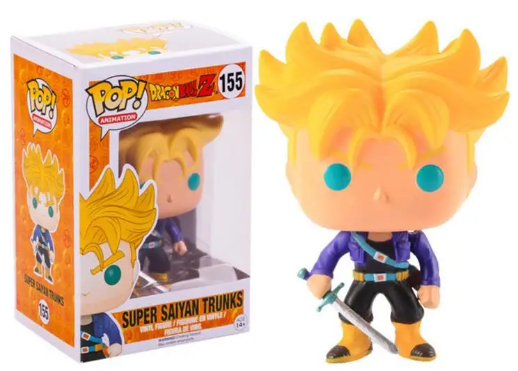 Funko Pop Amine Dragon Ball Сон Гоку фриеза фигурка Супер Saiyan Коллекционная модель детские игрушки - Цвет: Box