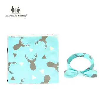 

Kidlove 2PCS Baby Cotton Air Conditioning Blanket Holding Blanket and Hairdress