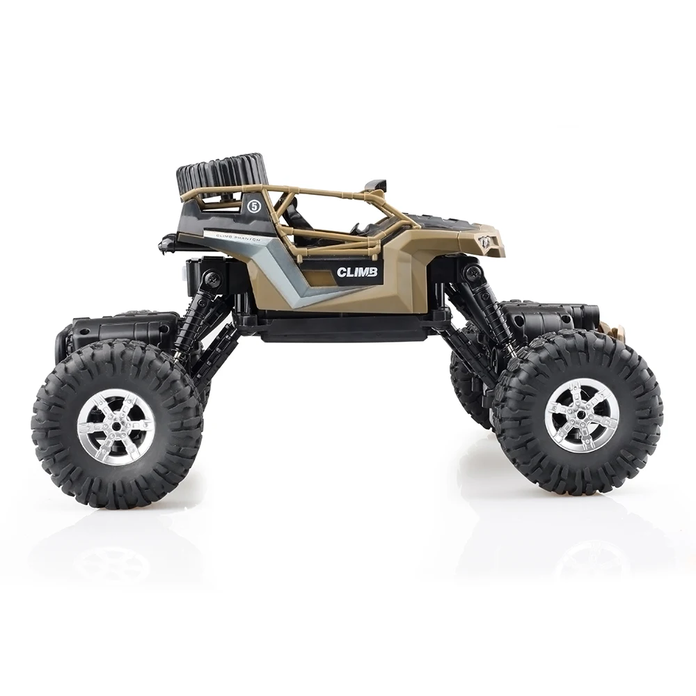 GizmoVine 2,4 г 4WD RC автомобиль двойные двигатели Bigfoot автомобиль дистанционного Управление игрушки 1/16 Водонепроницаемый RC Desert багги грузовик грязи велосипед для детей