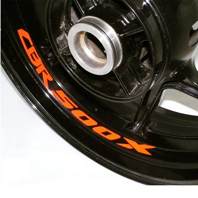 Motorcycle Wheel Sticker Decal Reflective Rim Bike Motorcycle Suitable