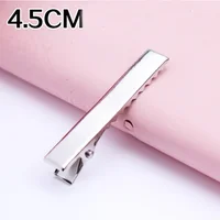 Pinces à cheveux noires de couleur argentée, barrettes plates, épingles à cheveux en fer, accessoires pour cheveux DIY pour femmes et filles, 3.2-5.5cm, haute qualité, 30 pièces/lot 6