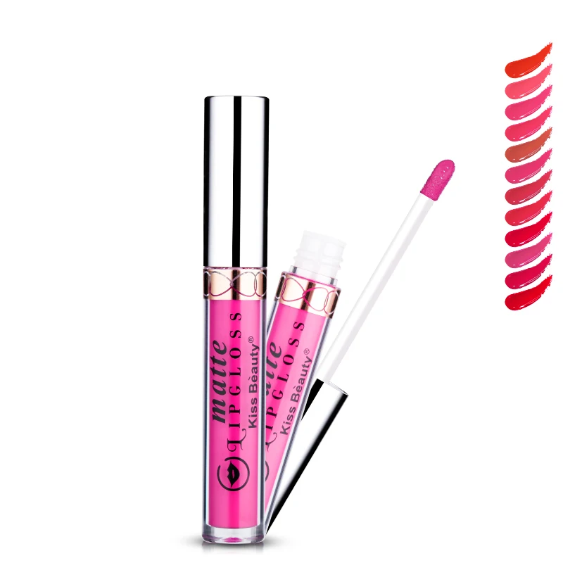 

Professional 12 Colors Ultra Matte Waterproof Liquid Lipstick Long Lasting Tattoo Lipgloss Tint Makeup Nude Sexy Beauty Lips