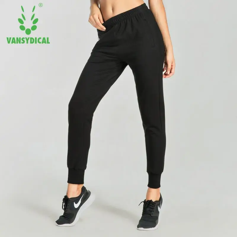 2018 Для женщин брюки для бега с застежкой молнией карманами тренировок йоги штаны