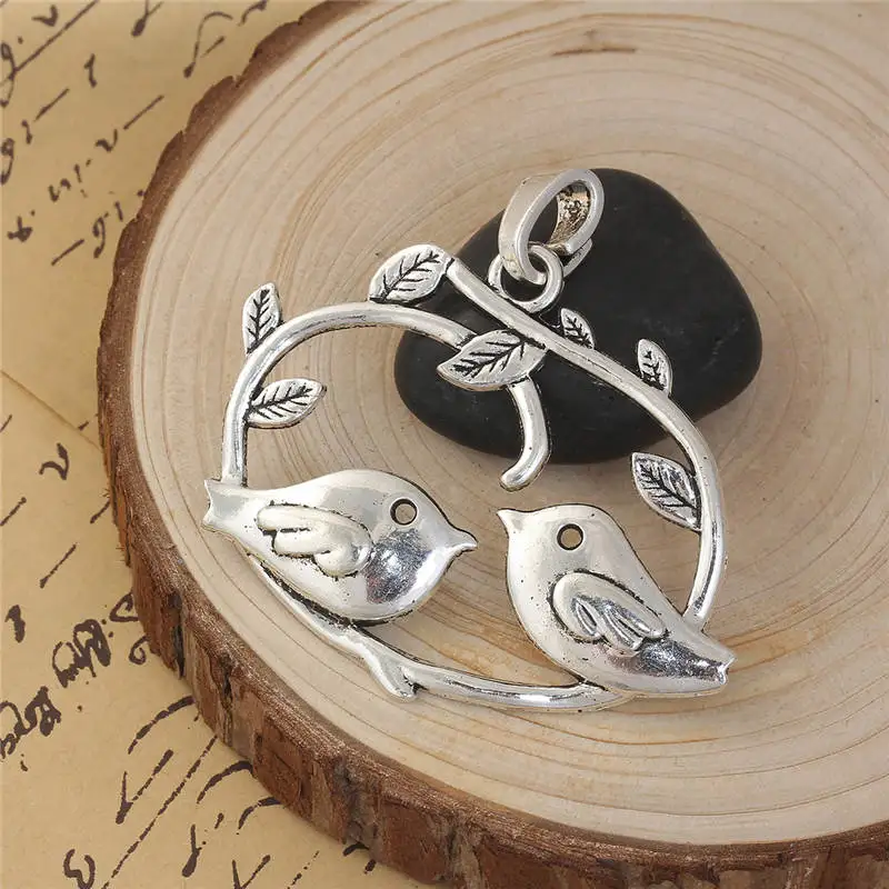 DoreenBeads подарок на день матери подвески из сплава цинка для и птицы серебряный