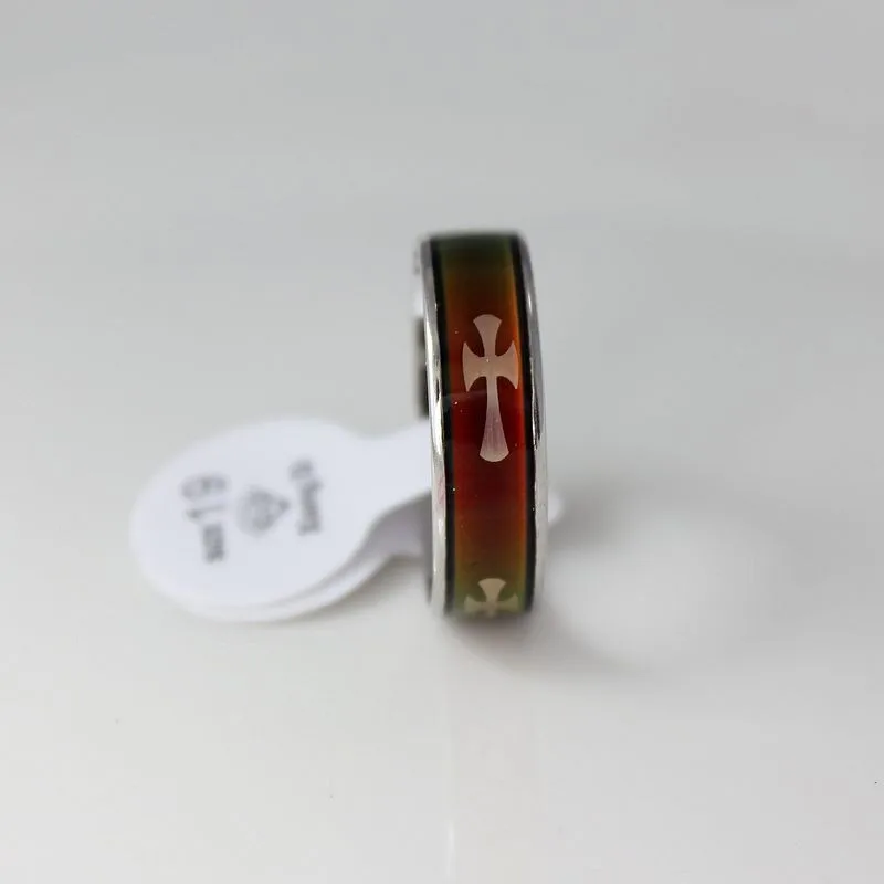 Кольцо-Определитель настроения кольцо меняющее цвет смешанный размер ...