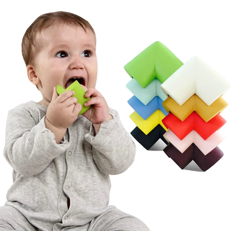 8Pcs/lot 60*60*12mm Soft Baby Safe Corner Protector Baby Kids Table