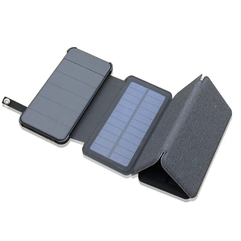 

Xinpugaung 4w 6w 8w solar panel 10000mAh Wireless Power Bank Charger External Solar Battery Wireless Outdoor Charging Powerbank