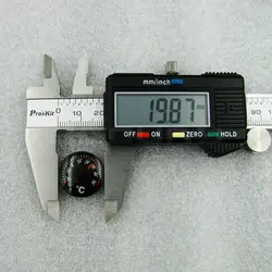 1 шт. высококачественный диаметр 20 мм пластиковый круглый мини-термометр Мини-духовой круговой термограф Цельсия гидро термограф
