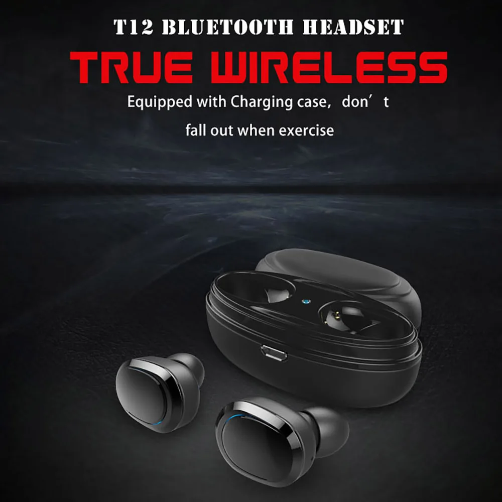 Tws Bluetooth 5,0, наушники, стерео, водонепроницаемые, мини, беспроводные наушники, спортивные, свободные руки, спортивные наушники, гарнитура с микрофоном, зарядная коробка