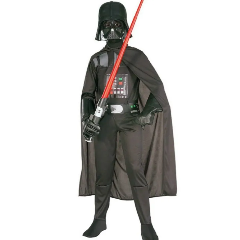 2016 New Chlid Star Wars Kids Boy Darth Vader Cosplay Costume Halloween Clothes Darth Vader Costume