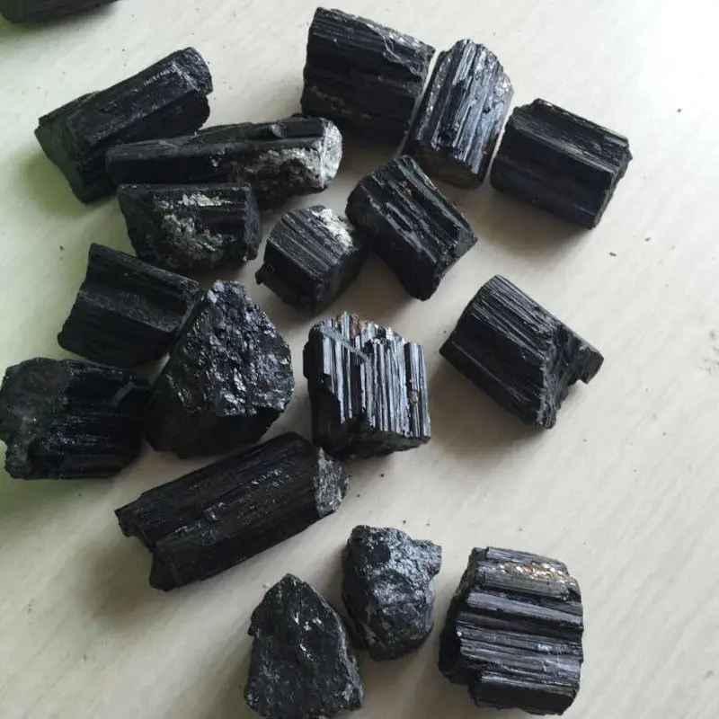 Raw Black Tourmaline Mineral Specimen Chakra Crystal Metaphysical (2)