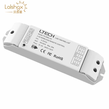 

F5-DMX-4A Led Wireless Driver controller DC5-24V RF 2.4GHz work with EX touch panel Dimming/CT/RGB/RGBW Led Strip Light