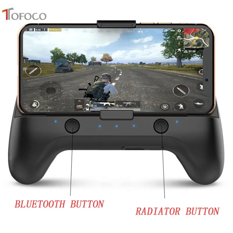 Bluthtooth PUBG Mobile Game Controller L1R1 Shooter Joystick Gamepad Trigger Button For IPhone Only