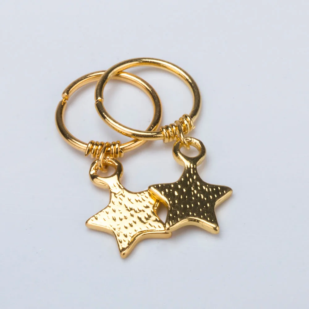 

1PC Trendy Gold Color Small Star Earrings for Women 2019 Nose Ring Body Piercing Lady Simple Jewelry Bijoux Brincos