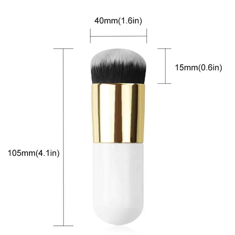 HENLICS 1 шт. порошок кисти контур Фонд кисть BB крем кисти для макияжа Loose Powder Brush