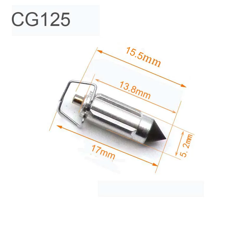 4 шт./лот карбюратор клапан иглы запасные части для карбюратора CG125 GY6 CB400 1 NSR CBR PZ26