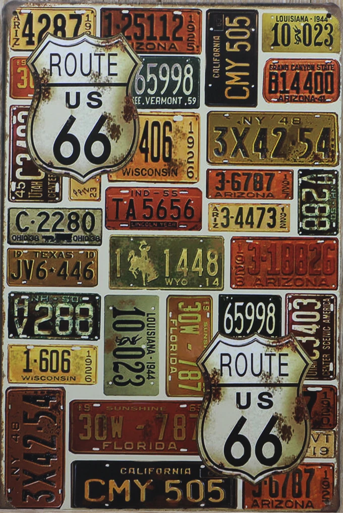 Usa Main Road Route 66 20 30cm Metal Tin Sign Poster Vintage Wall Usa Main Road Route 66 20 30cm Metal Tin Sign Poster Vintage Wall Decor Retro Art On Aliexpress Alibaba Group