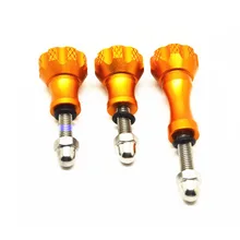WLJIAYANG Aluminum 1 Long and 2 Short Thumb Knob Bolt Nut Screw for Gopro Hero 4
