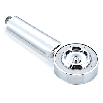 

Double-Sided Dual Function Shower Head Water Saving Round Abs Booster Bath Shower High Pressure Handheld Hand Shower