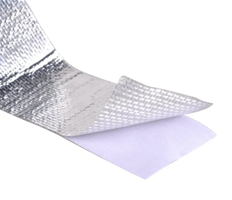 

Reflect A silver Thermal Tape Air Intake Wrap Reflective Heat Barrier Self Adhesive Engine Heat Protection Resist 5cm*5meters