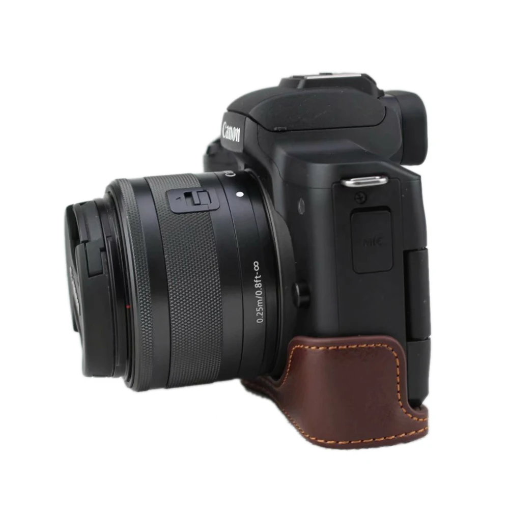 Pu Leather Case For Canon EOS M50 (1)