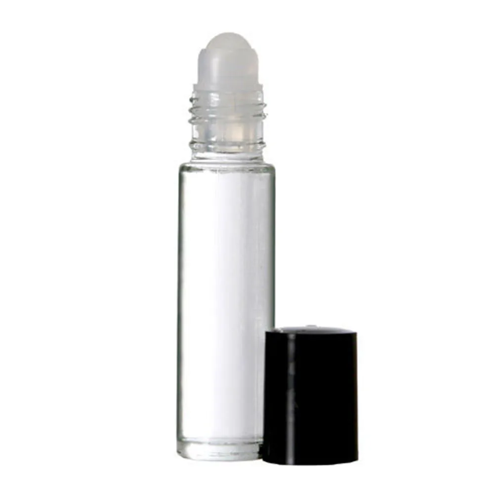 1 шт. 10 мл Маленький Пустой многоразовый стеклянный рулон аромата парфюм эфирное масло прочный флакон Делюкс для путешествий аксессуары - Цвет: transparent