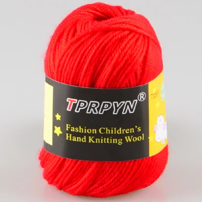 TPRPYN 1 шт = 50 г Шерсть смешанная Шелковая Пряжа мягкая Экологически чистая кашемировая пряжа нить для вязания свитера - Цвет: 15 red