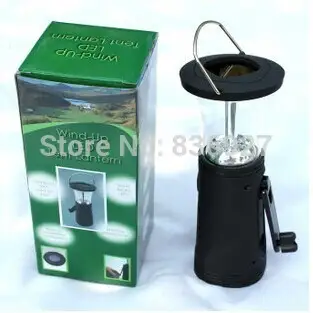 Wind up led camping lantern