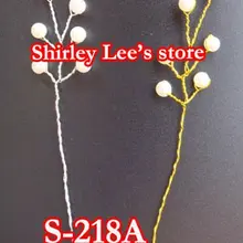 600 шт х 6 мм жемчужные бусины спреи серебряные и золотые цветные проводные стебли(S-218A