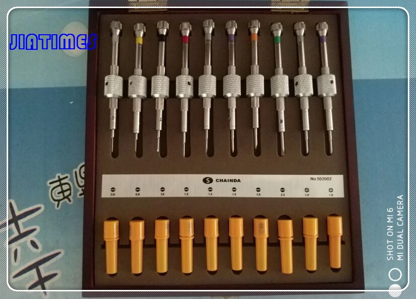 Free Shipping 1 Set Quality 10pcs Watch Screwdriver Set with Booster in Wooden Box for Watch Repairers and Watch Hobbyists Free Shipping 1 Set Quality 10pcs Watch Screwdriver Set with Booster in Wooden Box for Watch Repairers and Watch Hobbyists