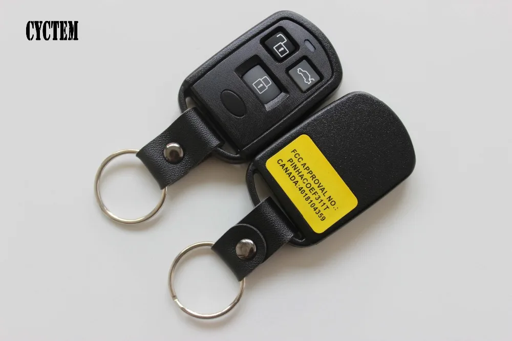 

CYCTEM 2X 3 Buttons Car Remote Key Shell Fob Case Replacement Fit For Hyundai Sonata + Free Shipping
