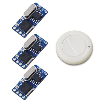 

DC3.6V 4.5V 5V 9V 12V 1Remote Control Switch Micro Mini RF Receiver Transmitter 315/433.92 White Color Wireless Switch New Item